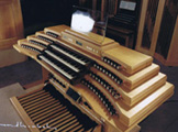 Console de l'orgue d'Hamamatsu